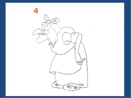 Рисование злого героя сказки