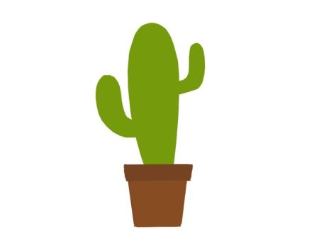 Кактус рисунок
