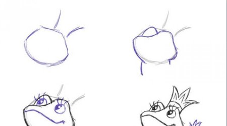 Красная шапочка рисунок карандашом