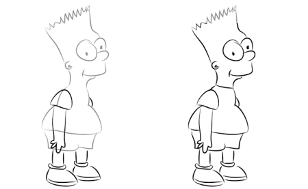 Нарисовать Барта Симпсона поэтапно