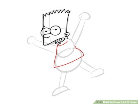 Барт симпсон скетч