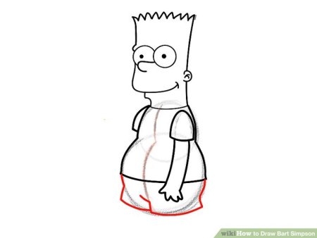 Рисунки по этапам симпсоны
