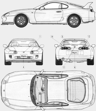 Mazda rx7 Blueprint