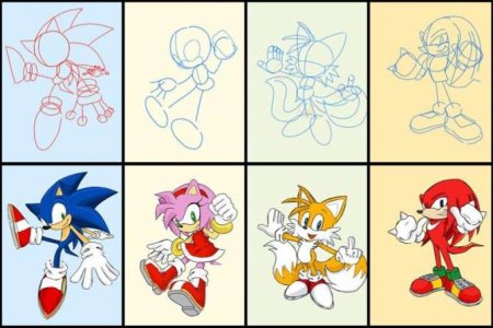 Персонажи Соника рисунки