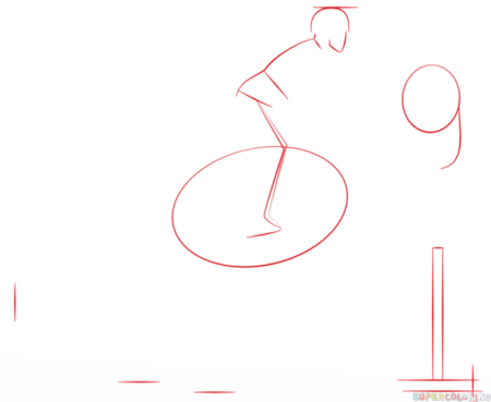 Раскраска лошадь с наездником