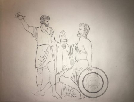 Минин и Пожарский карикатура