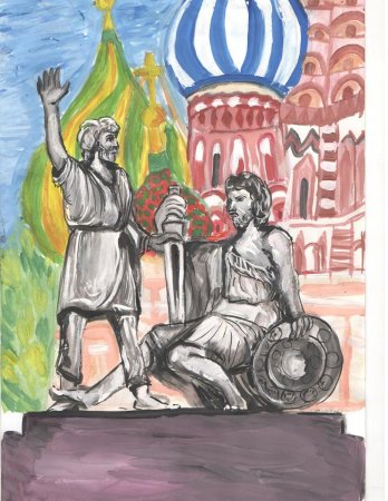 Минин и Пожарский вектро