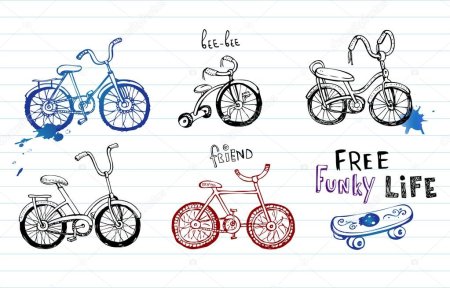 Велосипед рисунок пятый класс