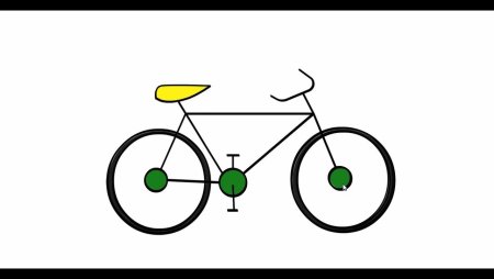 Как нарисовать велосипед видеозапись