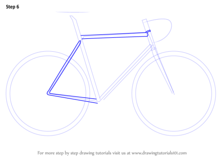 Дорисуй колеса велосипеду