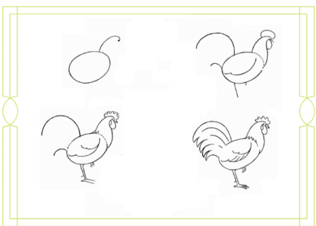 Как нарисовать индюка