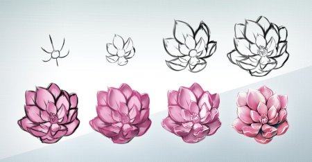 Цветы туториал