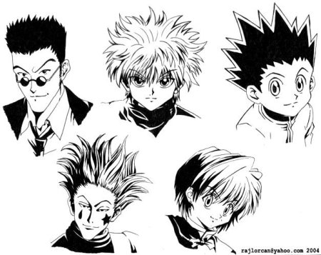 Эскизы Хантер Хантер