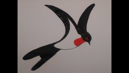 Рисование Ласточка в старшей группе