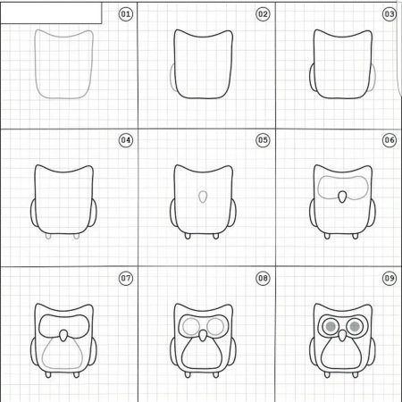 Рисунки поэтапно для личного дневника