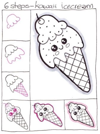 Рисунки для ЛД поэтапно