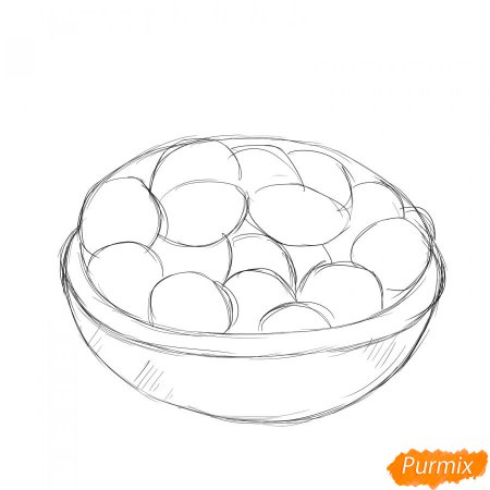 Пельмени рисовать