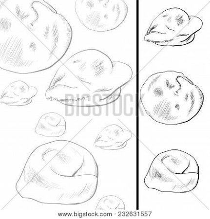 Пельмени рисунок карандашом