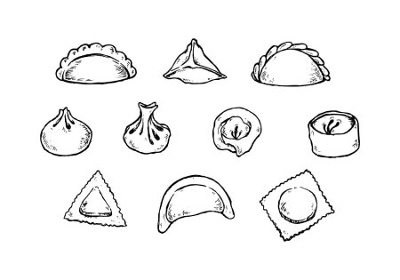 Пельмени рисовать
