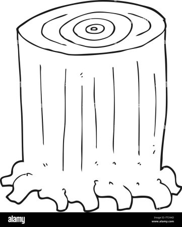 Пенек раскраска для малышей