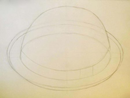 Алгоритм рисования шляпы для дошкольников