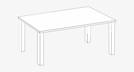 Поэтапное рисование стол и стул