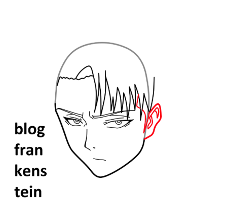 Леви атака титанов рисунок