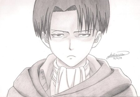 Леви Аккерман для срисовки