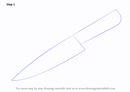 Ножи для срисовки для начинающих