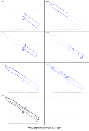 Складной нож Buck эскиз