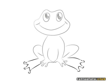 Поэтапное рисование Жабы