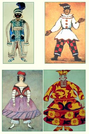 Балет петрушка Стравинский рисунок