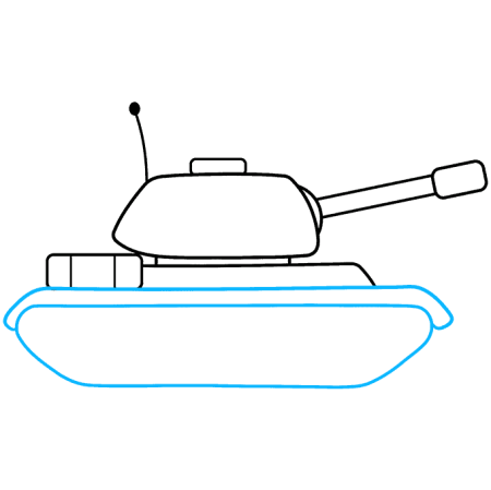 Танк для рисования детям