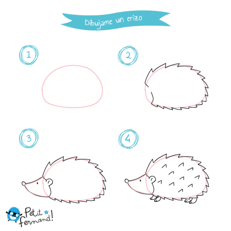 Рисование Ежик