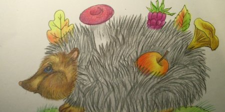 Яблоко пошаговое рисование