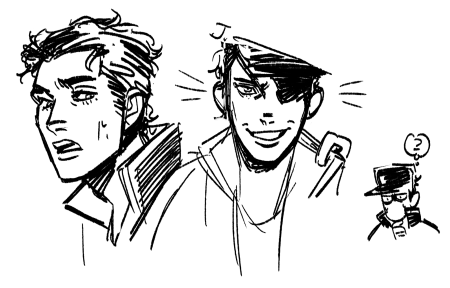 Джотаро Куджо рисовка