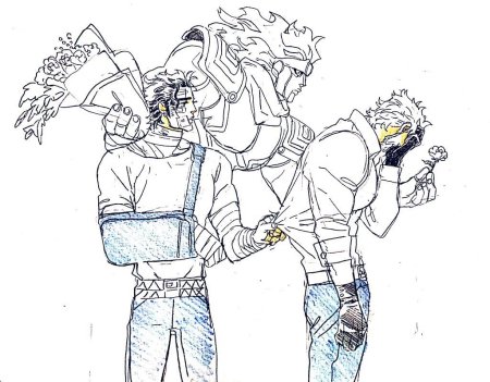 Джотаро Куджо в полный рост