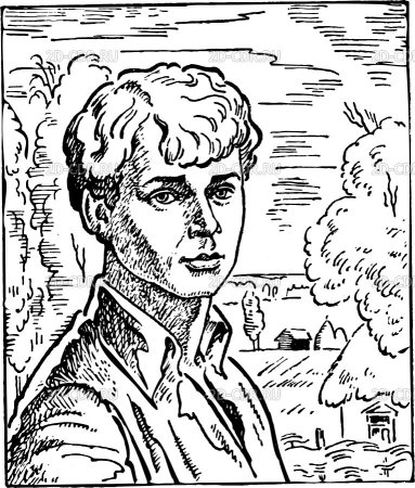 Есенин раскраска