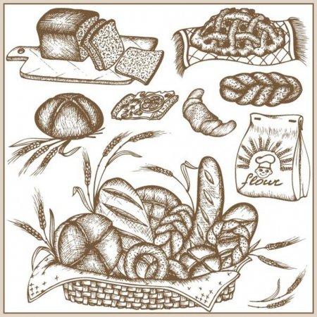 Хлеб рисунок