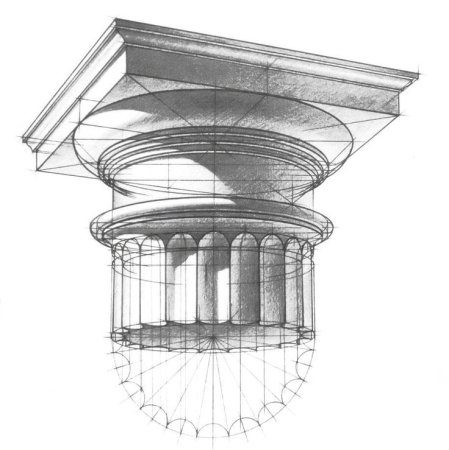 Дорическая Капитель в архитектуре