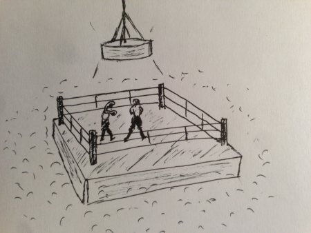 Ринг нарисованный