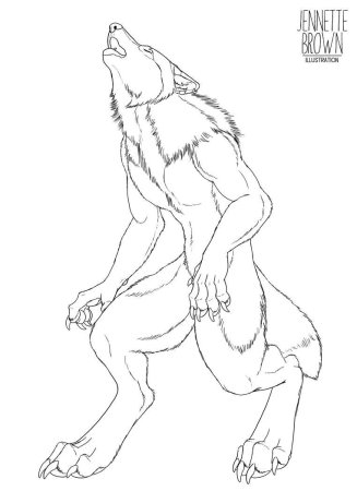 Оборотень карандашом для начинающих