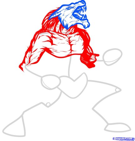 Оборотень для срисовки