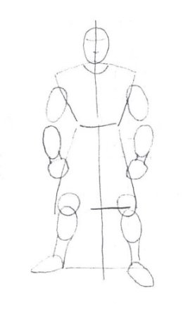 Рыцарь рисунок пошагово