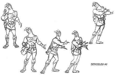 Геракл эскиз