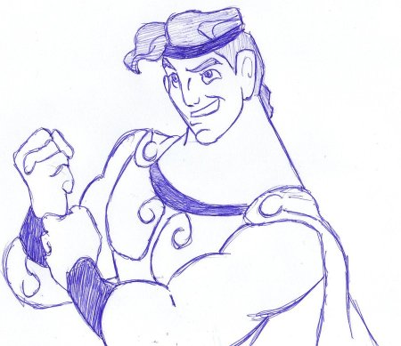 Зевс картинки карандашом