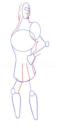 Геркулес рисунок пошагово