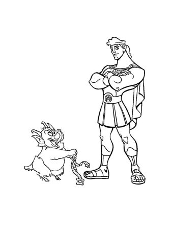 Геркулес нарисовать
