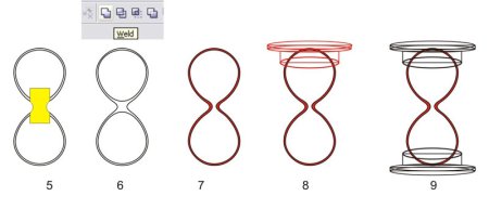 Этапы рисования кружки