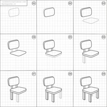 Схемы рисования для малышей